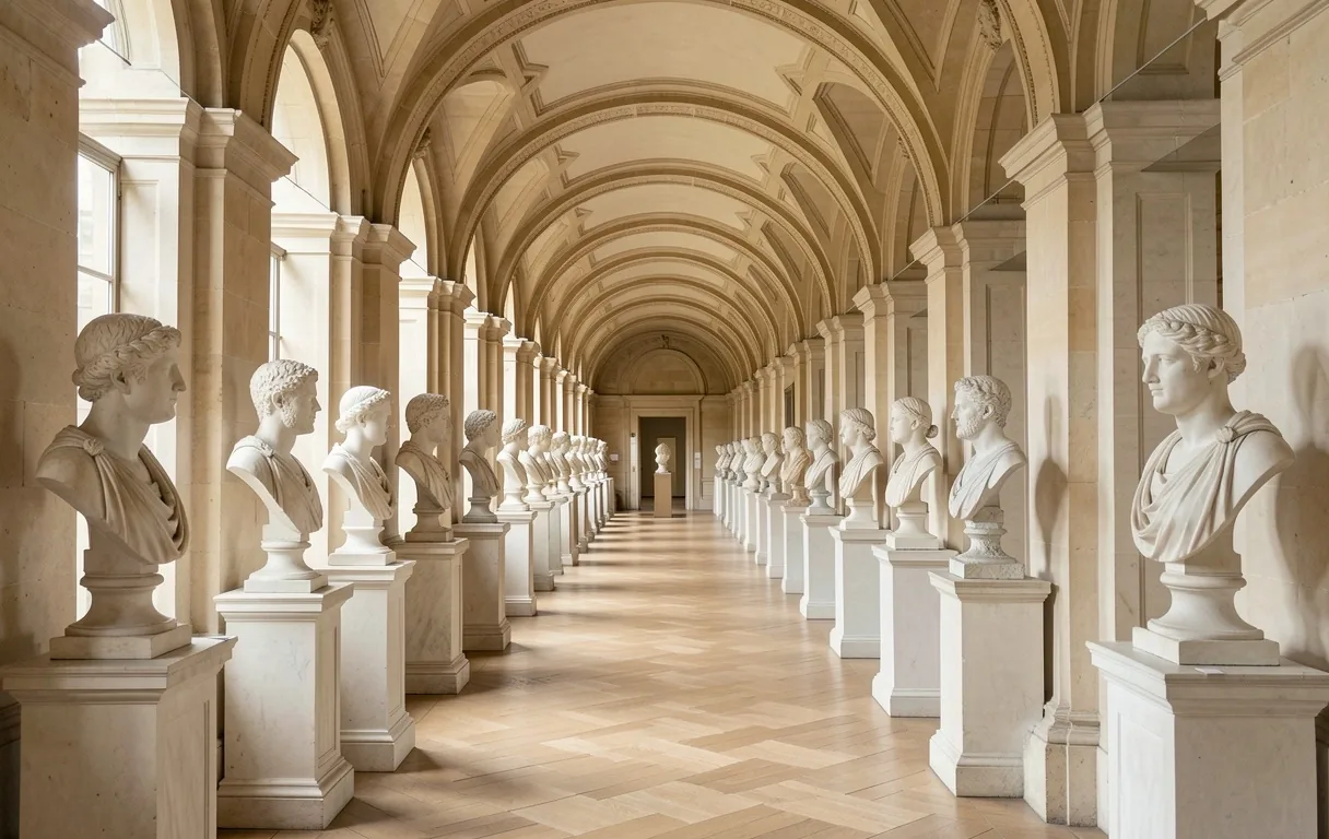 French Museum Gallery Interior