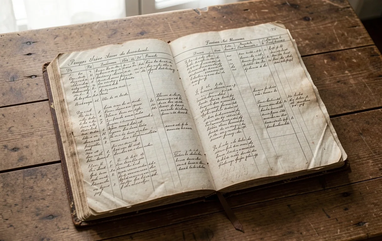 18th century ledger